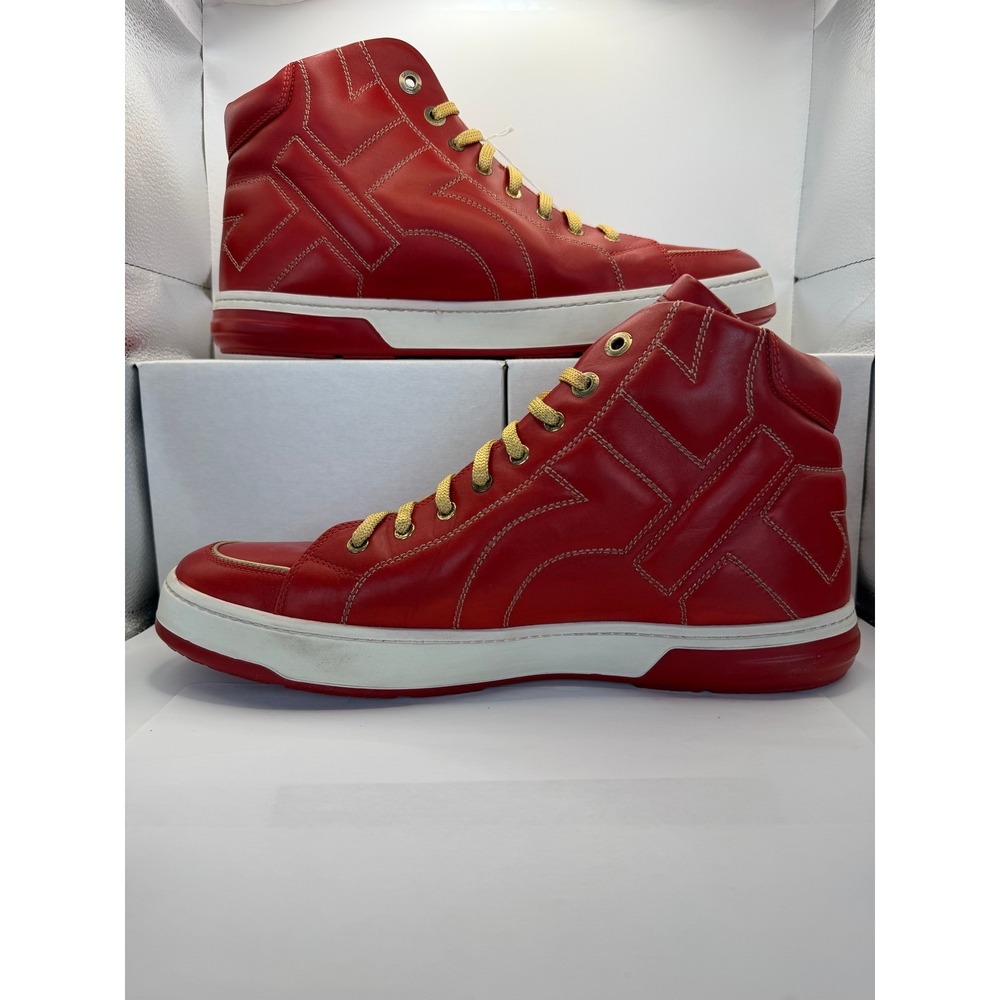 Salvatore Ferragamo High Top "Red" – Size 13 US / 46 EU - Picture 2 of 6
